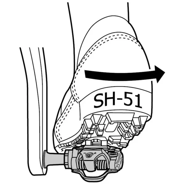 CALAS SHIMANO (JGO) SM-SH51 - Imagen 2