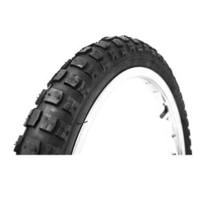 NEUMATICO DURO 16 X 2.125 NEGRO BMX NEGRO HF143 + WHITE PATCH ALAMBRE / RIGIDO