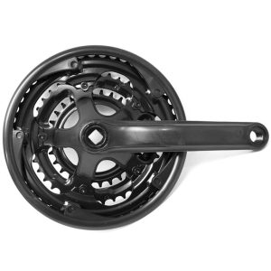 VOLANTE MTB NEGRO 28/38/48 C/CUBRE/COMPATIBLES GENERICOS