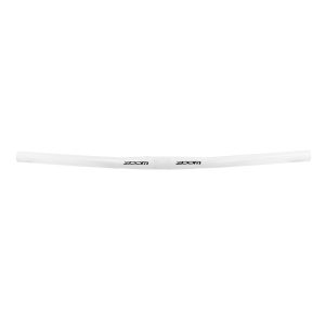 MANUBRIO MTB ZOOM AL-110PP (580 MM, BLANCO) MATERIAL ALUMINIO