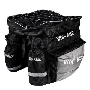 ALFORJA TRASERA LE TOUR ( 3PCS) NEGRA CON GRIS