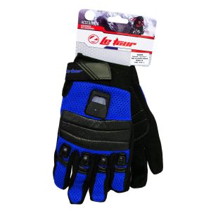 GUANTES LE TOUR MALLA AZUL (M) PKG-242 D/LARGO