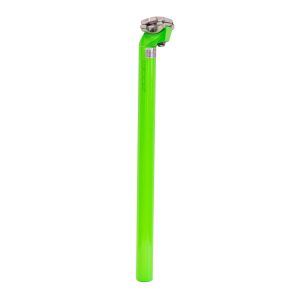 TUBO DE SILLIN ZOOM SP-214 DIAMETRO 27.2 MM, 27.2 X 400 MM, COLOR LIMÓN NEÓN ALUMINIO