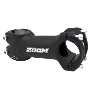 TEE (STEM) ZOOM TDS-AD368A-8 DIAMETRO 31.8 MM, 31.8 X 90 MM, A-HEAD (SIN HILO) COLOR NEGRO ALUMINIO