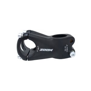 TEE (STEM) ZOOM TDS-C242-8 DIAMETRO 31.8 MM, 60 X 31.8 MM, A-HEAD (SIN HILO), COLOR NEGRO ALUMINIO