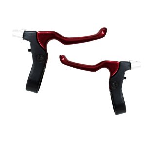 MANILLA FRENO ALUMINIO YC-395AD NEGRO/ROJO