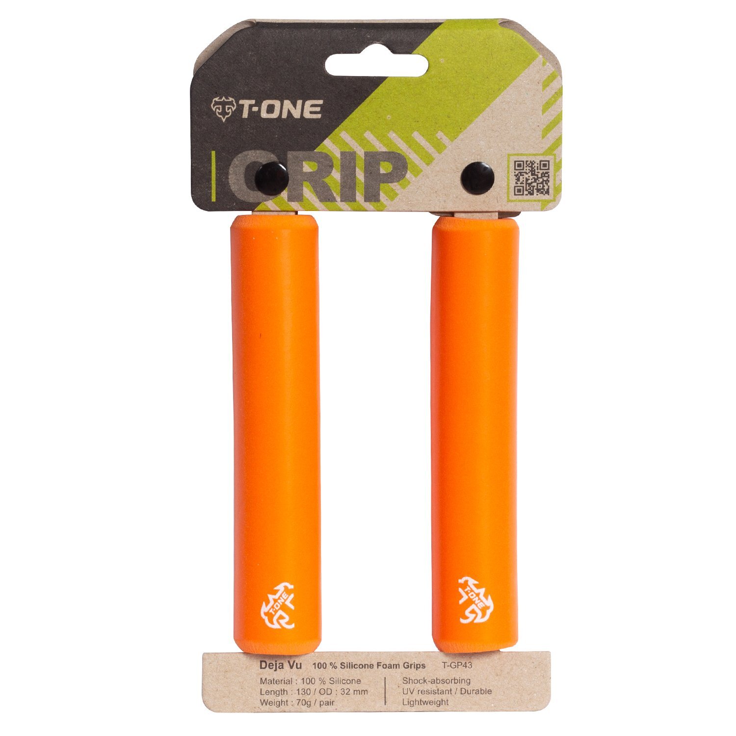 PUÑO DEJA VU-X T-ONE T-GP43X ORANGE ESPUMA DE SILICONA ULTRA LIVIANO