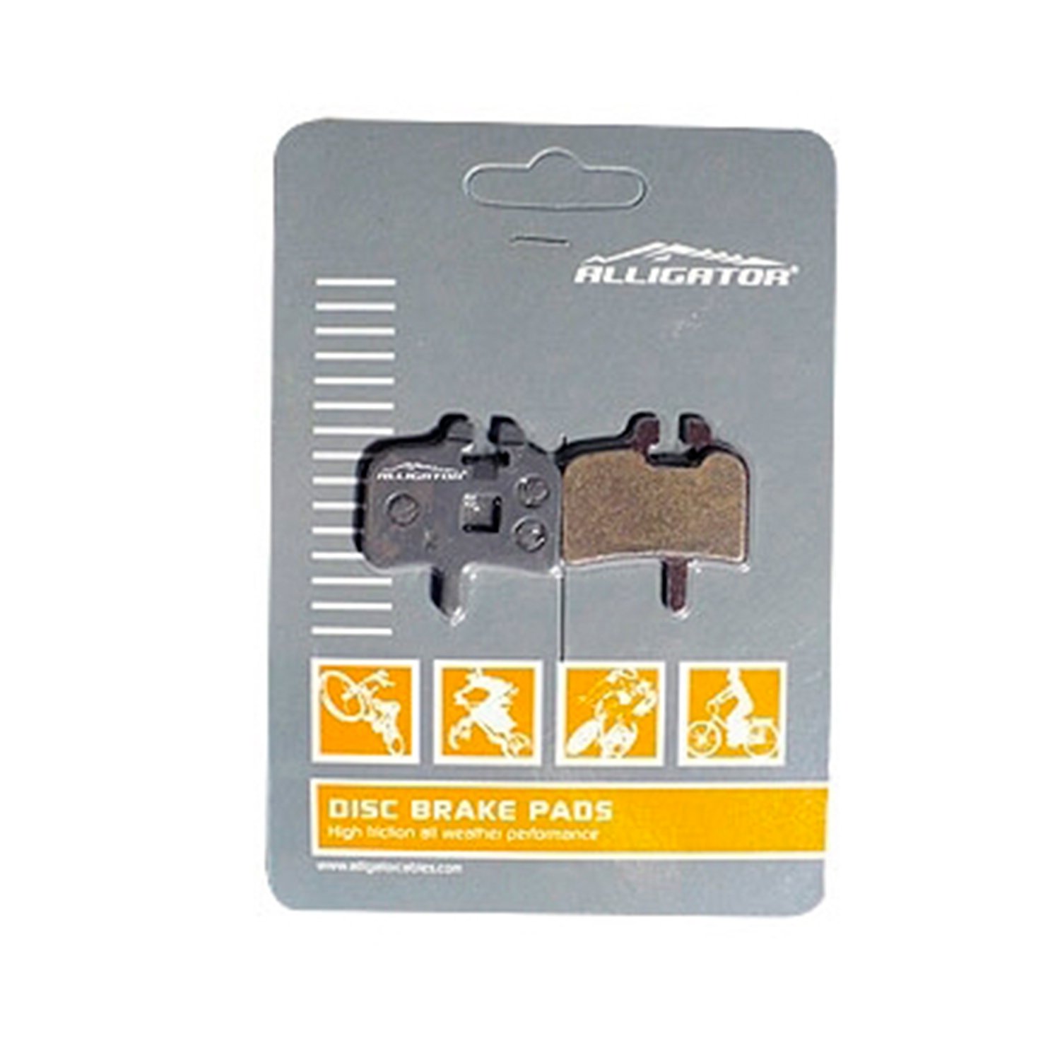 PASTILLA FRENO ALLIGATOR SEMI-METALICA HK-BP010