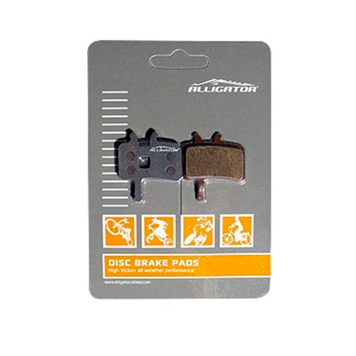 PASTILLA FRENO ALLIGATOR SEMI-METALICA HK-BP012