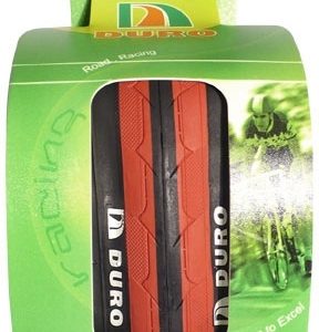 NEUMATICO DURO 700 X 23C HYPERSONIC NEGRO/ROJO KEVLAR PLEGABLE / FLEXIBLE