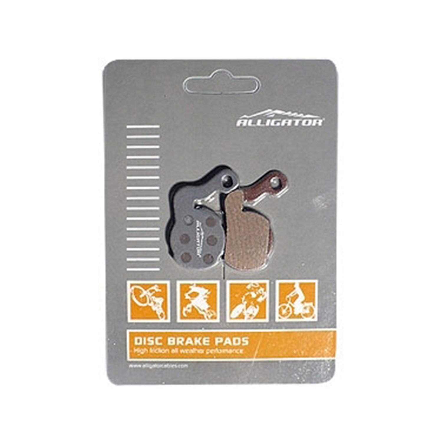 PASTILLA FRENO ALLIGATOR SEMI-METALICA HK-BP028