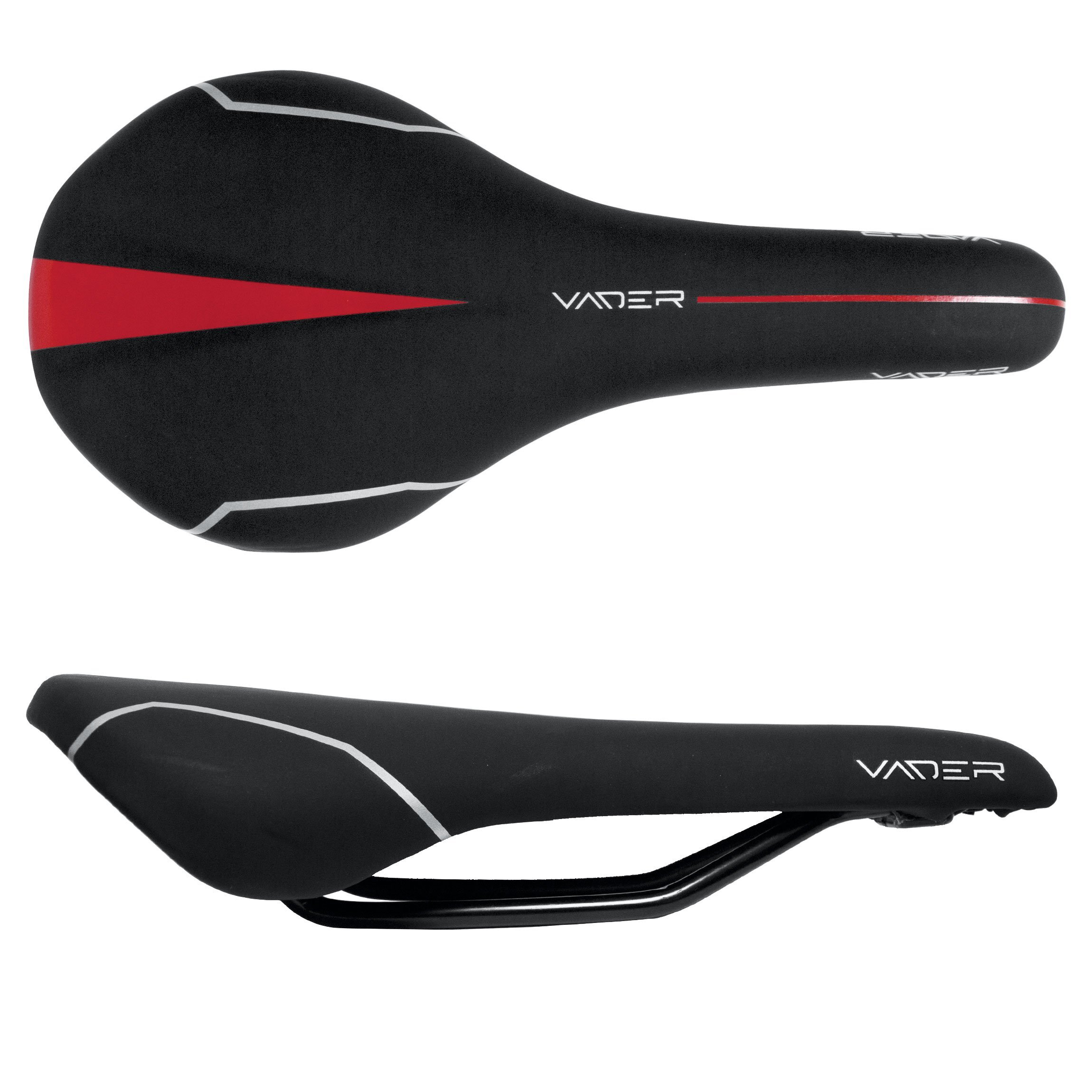 SILLIN VADER ADULTO NEGRO / ROJO / CANAL SIN CARRO VD1162B-