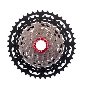 PIÑON SEQLITE ULTRA LIGHT 11 / 42 T 11 VEL. CR MO 7075 ALU. MTB CASSETTE S11-1142Ast (270g)