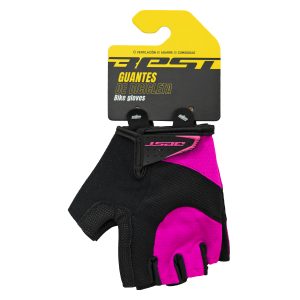 GUANTE CORTO BEST FUCSIA/NEGRO TALLA M