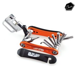 HERRAMIENTA PLEGABLE SUPER B 18 EN 1 TB-FD20 NARANJO PORTATIL 18 FUNCIONES