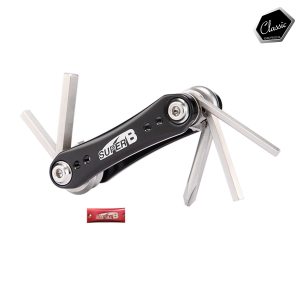 HERRAMIENTA PLEGABLE SUPER B 7 EN 1 TB-FD30 ROJO PORTATIL 7 FUNCIONES
