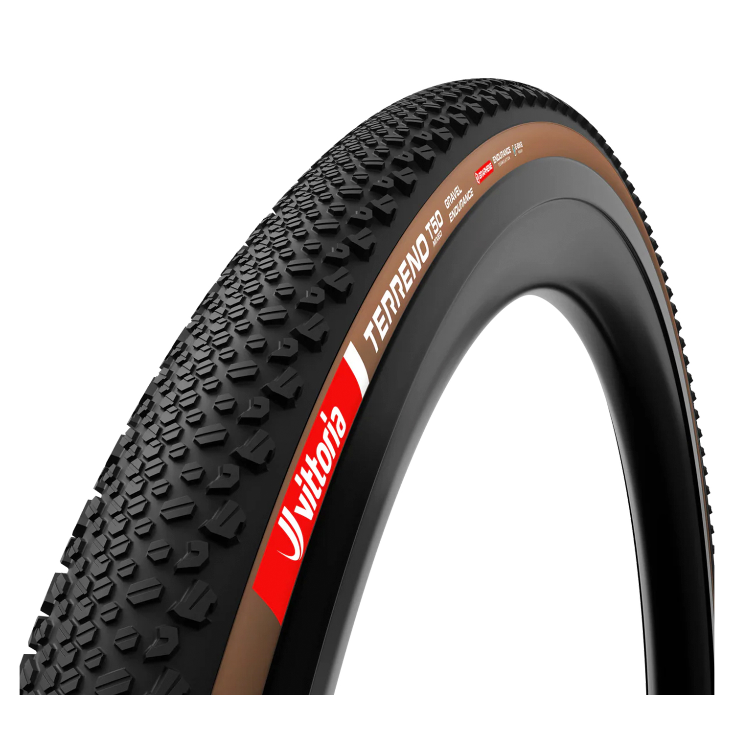 NEUMATICO VITTORIA TERRENO T50 MIXED 40-622 GRAVEL ENDURANCE BROWN-BLK-BLK G2.0 700X40C TLR GRAPHEN