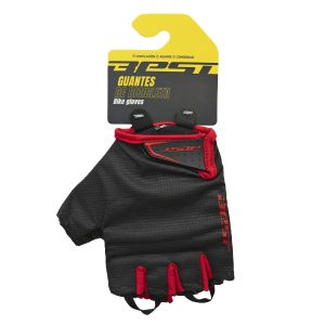 GUANTES BEST DEDOS CORTOS MOD. SB-01-8032 ROJO TALLA L