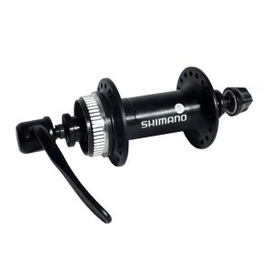 MAZA SHIMANO DELANTERA NEGRA C/BLOQUEO  HB-RM35  36H  AHBRM35AL