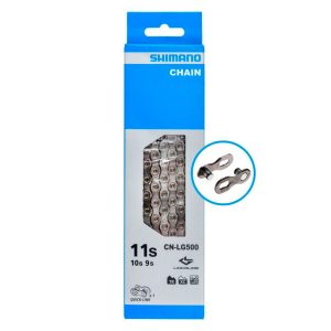 CADENA SHIMANO CN-LG500,126LINKS FOR LG 10/11 SPEED, W/QUICK-LINK, (STEPS) IND.PACK ICNLG500126Q