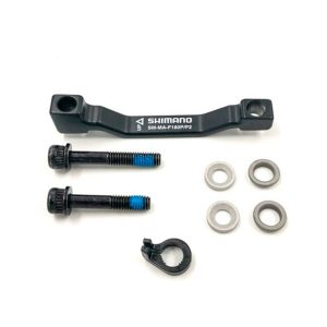 ADAPTADOR FRENO SHIMANO SM-MA-F180P/P2, FIXING BOLT(LONG X1, SHORT X1), SNAP RING(NEW) X1, WASHER-A