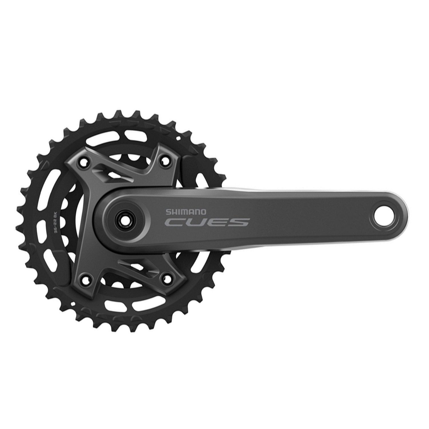 VOLANTE SHIMANO FC-U6000-2B,CUES, FOR REAR 9/10/11V. 2-PCS FC,170MM,36-22T IND.PACK EFCU60002BCX62