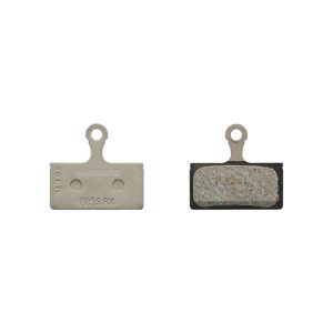 PASTILLA FRENO SHIMANO RESINA W/O FIN (G05S-RX), PAD SPRING, W/SPLIT PIN, IND.PACK EBPG05SRXA