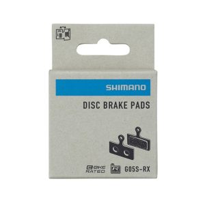 PASTILLA FRENO SHIMANO RESINA W/O FIN (G05A-RX), PAD SPRING W/SPLIT PIN 1 PAIR, IND.PACK EBPG05ARXA