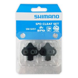 CALAS SHIMANO (JGO) SM-SH51 CLEAT ASSEMBLY / PAIR W/O CLEAT NUT FOR EURO LOCK PACKAGE, IND.PACK