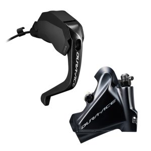 FRENO HID. SET BRR9270KTSTR9180 SHIMANO DURA-ACE ST-R9180 L BR-R9270 F 160MM ROTOR RESIN PAD CAJA