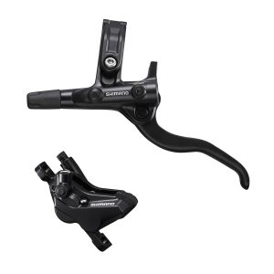DISC BRAKE ASSEMBLED SET/J-kit, BL-M4100(L), BR-MT420(F), W/O ADAPTER, RESIN PAD(W/O FIN), 1000MM