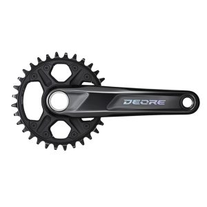 VOLANTE SHIMANO , FC-M6120-1, DEORE,12-SPEED, 2-PCS FC, 170MM, 32T W/O CG, W/O BB PARTS